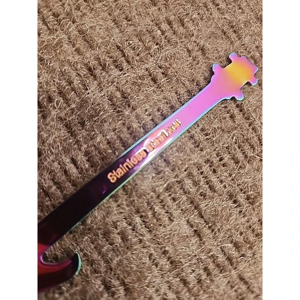 Stainless Steal‎ Rainbow Guitar Stir Spoon